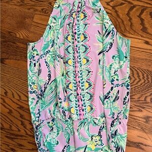 Lilly Pulitzer Pastel Floral halter Top